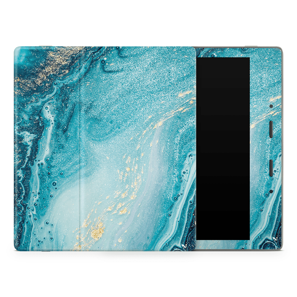 Aqua Beach Amazon Kindle Skins