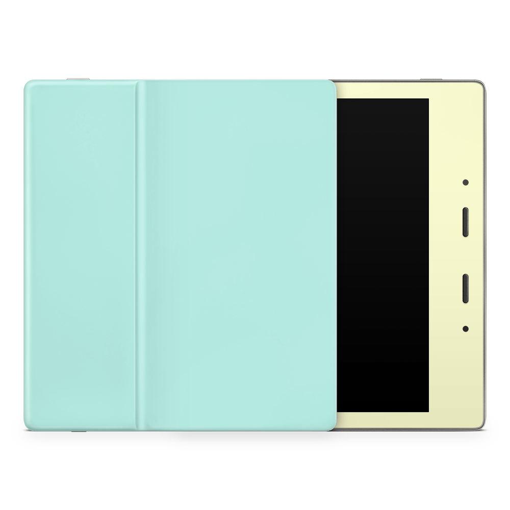 Yellow Mint Retro Pastels Amazon Kindle Skins