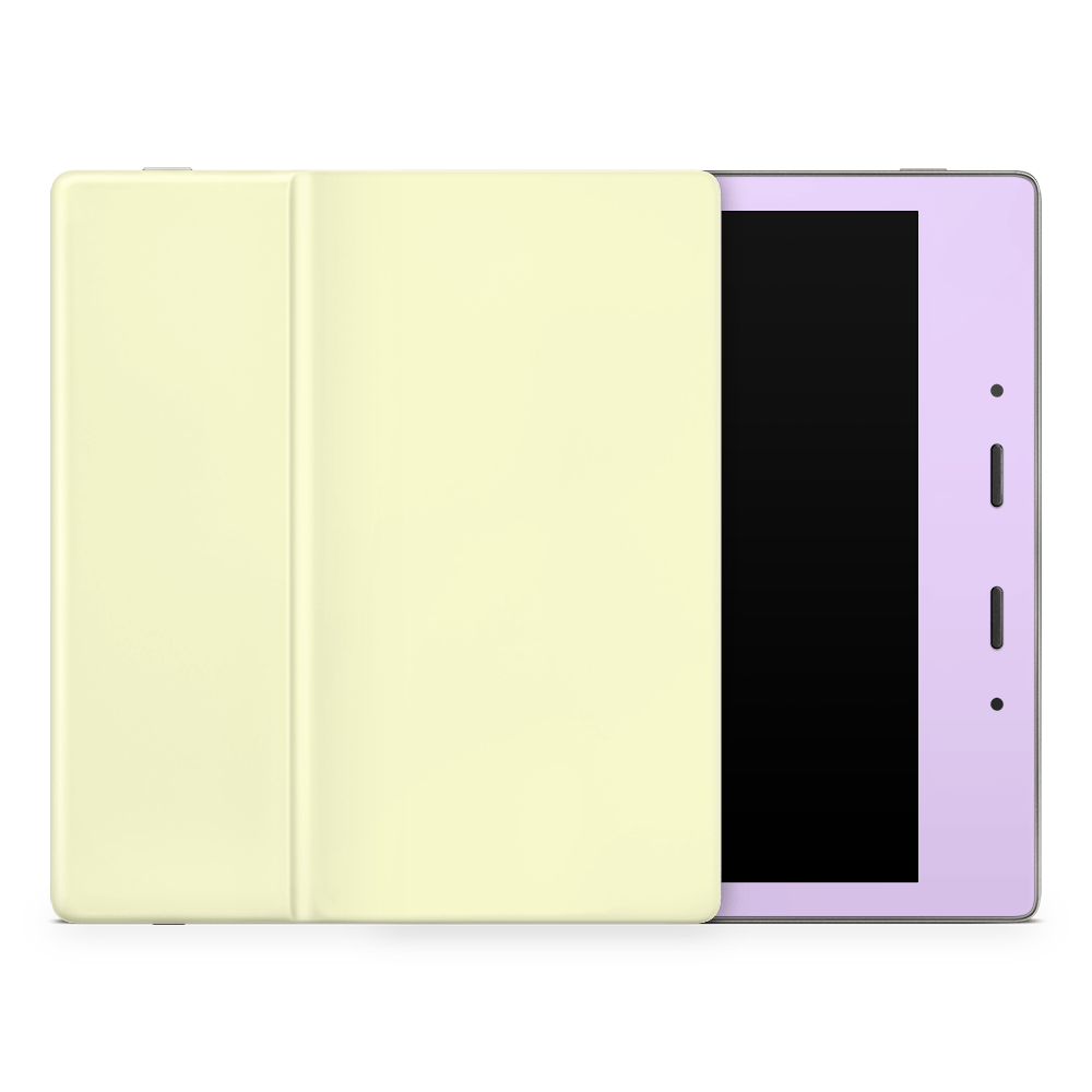 Lilac Yellow Retro Pastels Amazon Kindle Skins