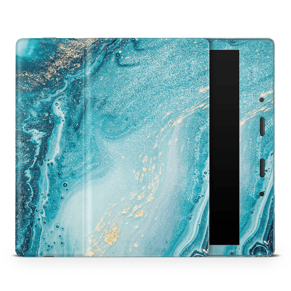 Aqua Beach Amazon Kindle Skins