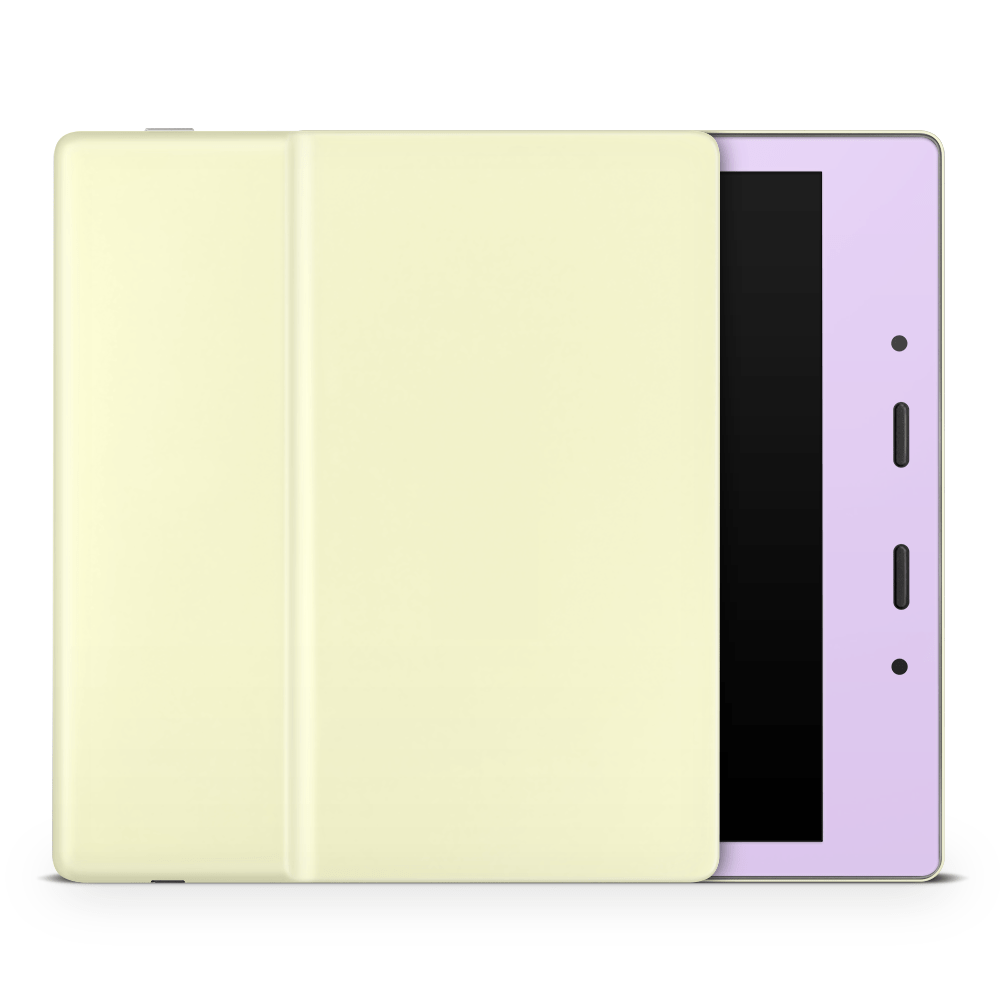 Lilac Yellow Retro Pastels Amazon Kindle Skins