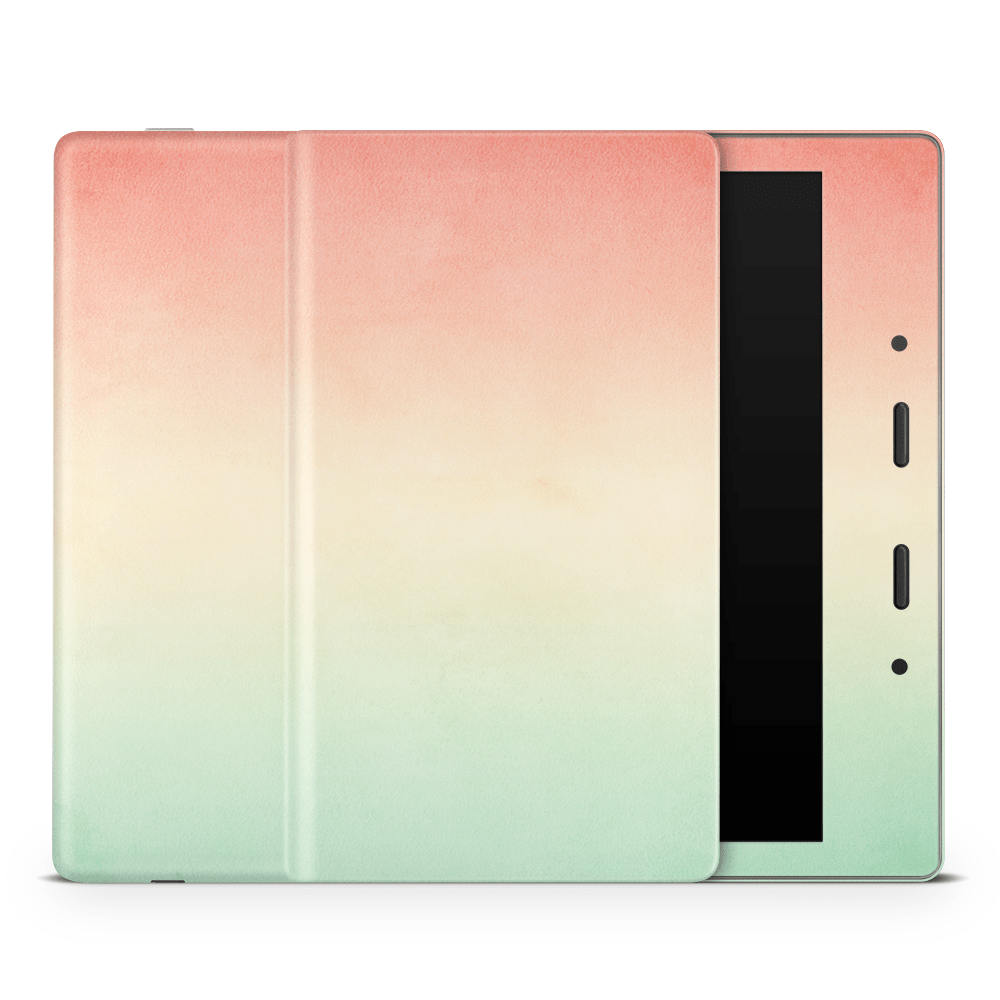 Peachy Sunset Amazon Kindle Skins