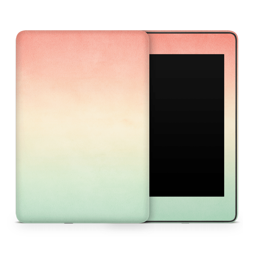 Peachy Sunset Amazon Kindle Skins