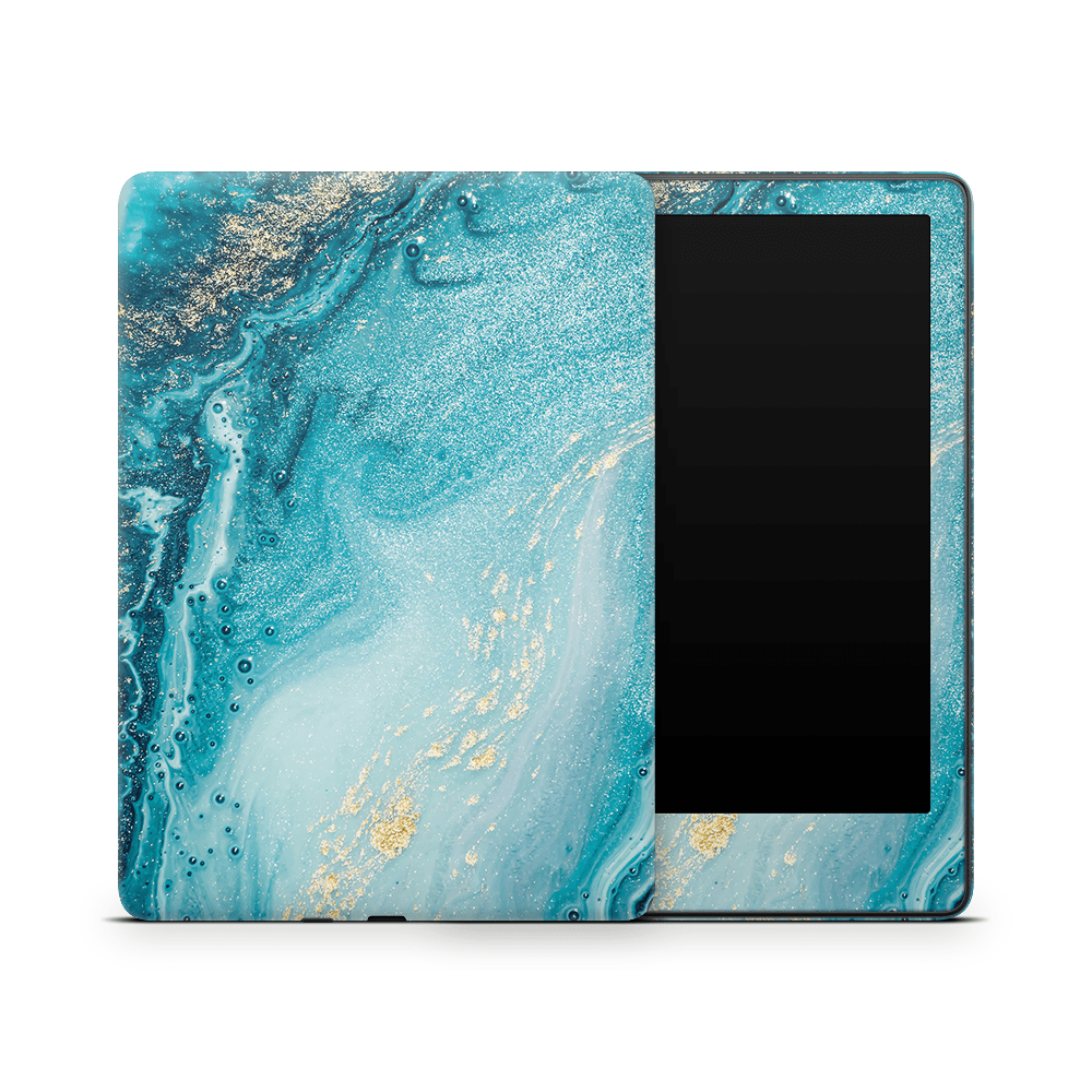 Aqua Beach Amazon Kindle Skins