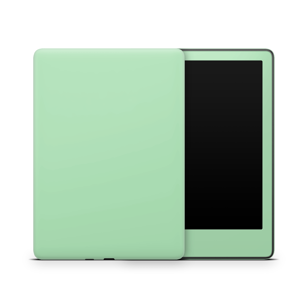 Pastel Green Amazon Kindle Skins