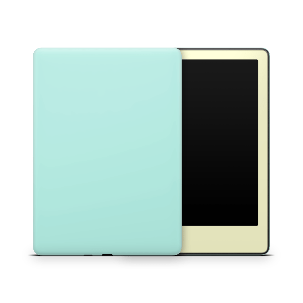 Yellow Mint Retro Pastels Amazon Kindle Skins