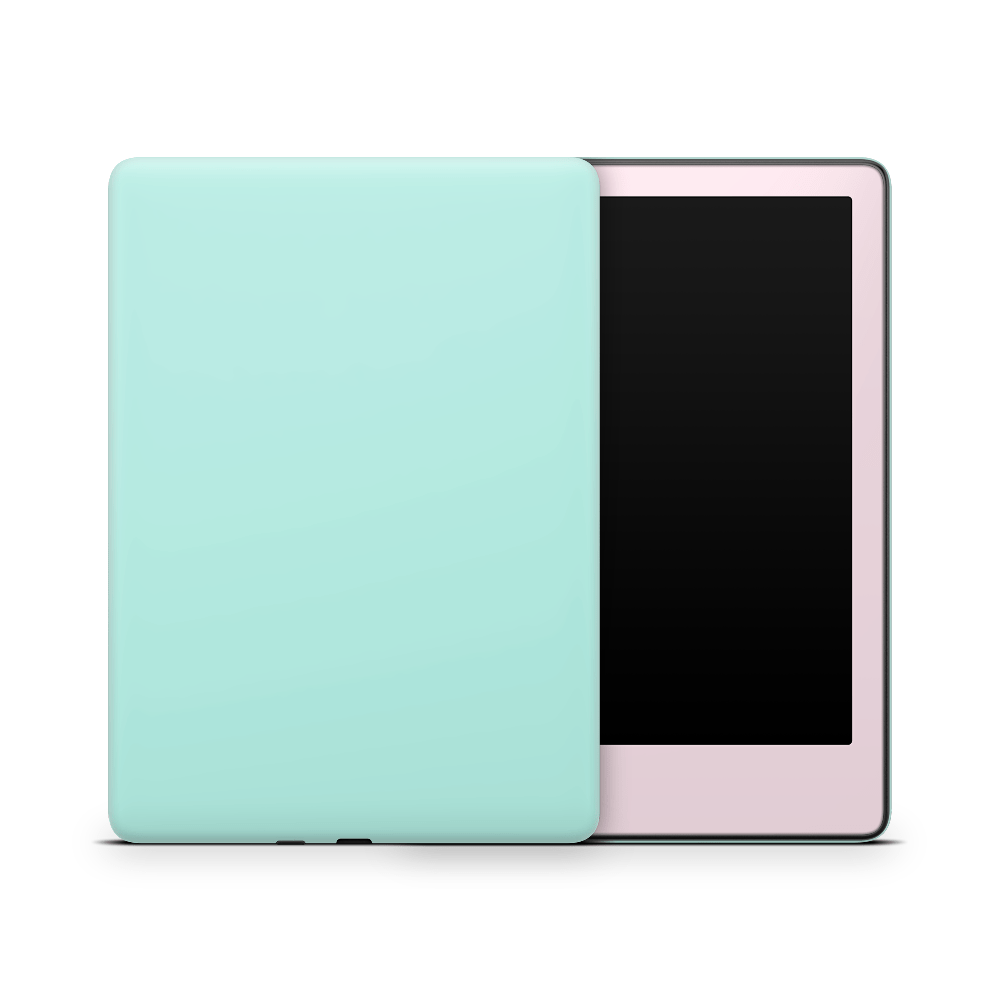 Pink Mint Retro Pastels Amazon Kindle Skins