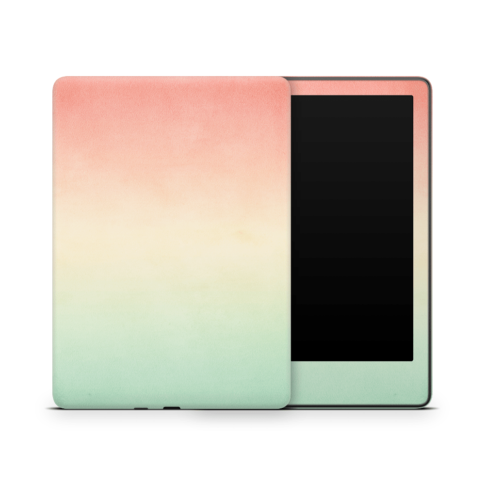 Peachy Sunset Amazon Kindle Skins
