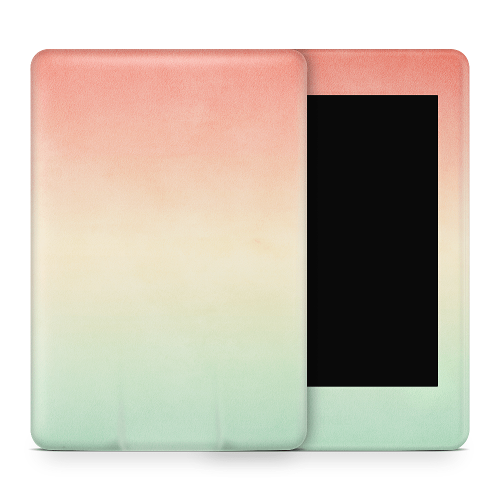 Peachy Sunset Amazon Kindle Skins