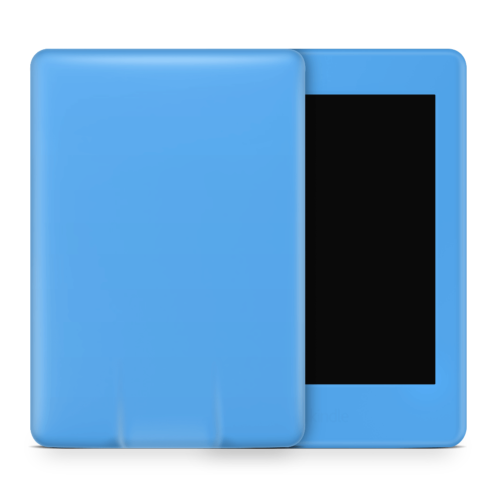 Electric Blue Amazon Kindle Skins