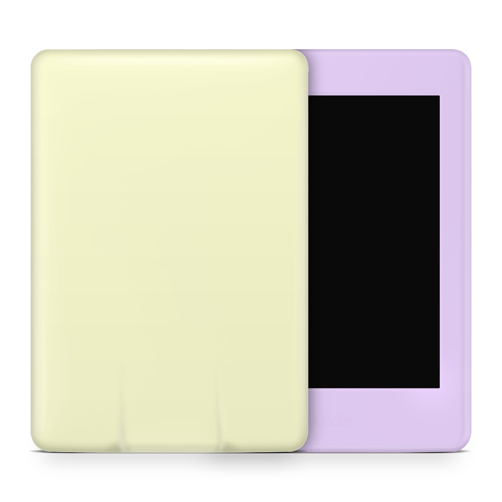 Lilac Yellow Retro Pastels Amazon Kindle Skins