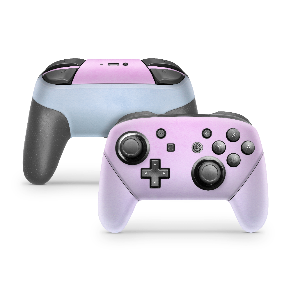 Lavender Mist Nintendo Switch Pro Controller Skins