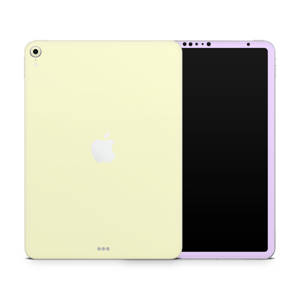 Lilac Yellow Retro Pastels Apple iPad Pro Skin