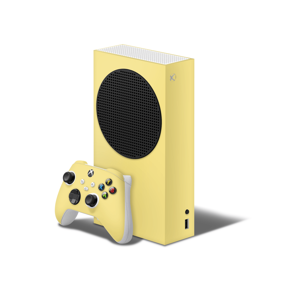 Mustard Yellow Xbox Series S Skin