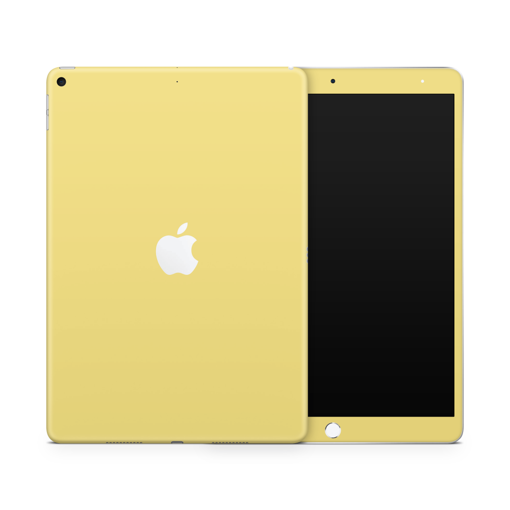 Mustard Yellow Apple iPad Air Skin