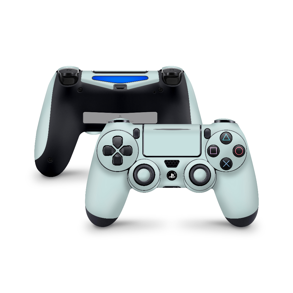Silver and blue ps4 controller discount