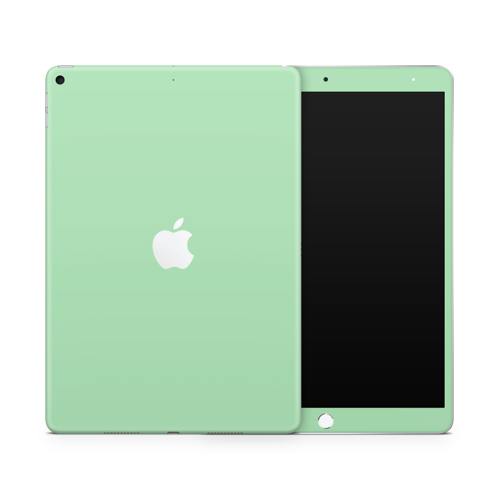Pastel Green Apple iPad Skin