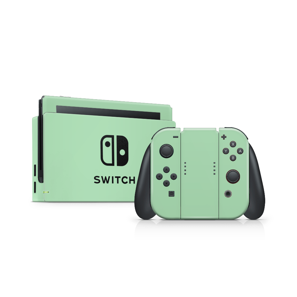 Pastel Green Nintendo Switch Skin