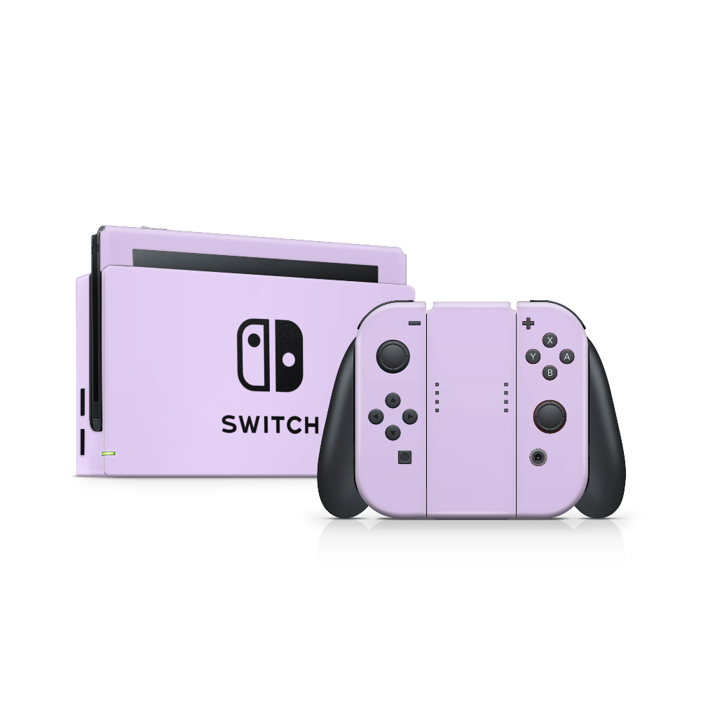 Pastel Lilac Nintendo Switch Skin - Main Image