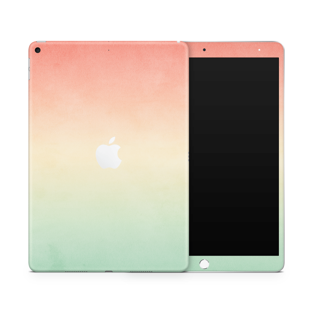 Peachy Sunset Apple iPad Skin