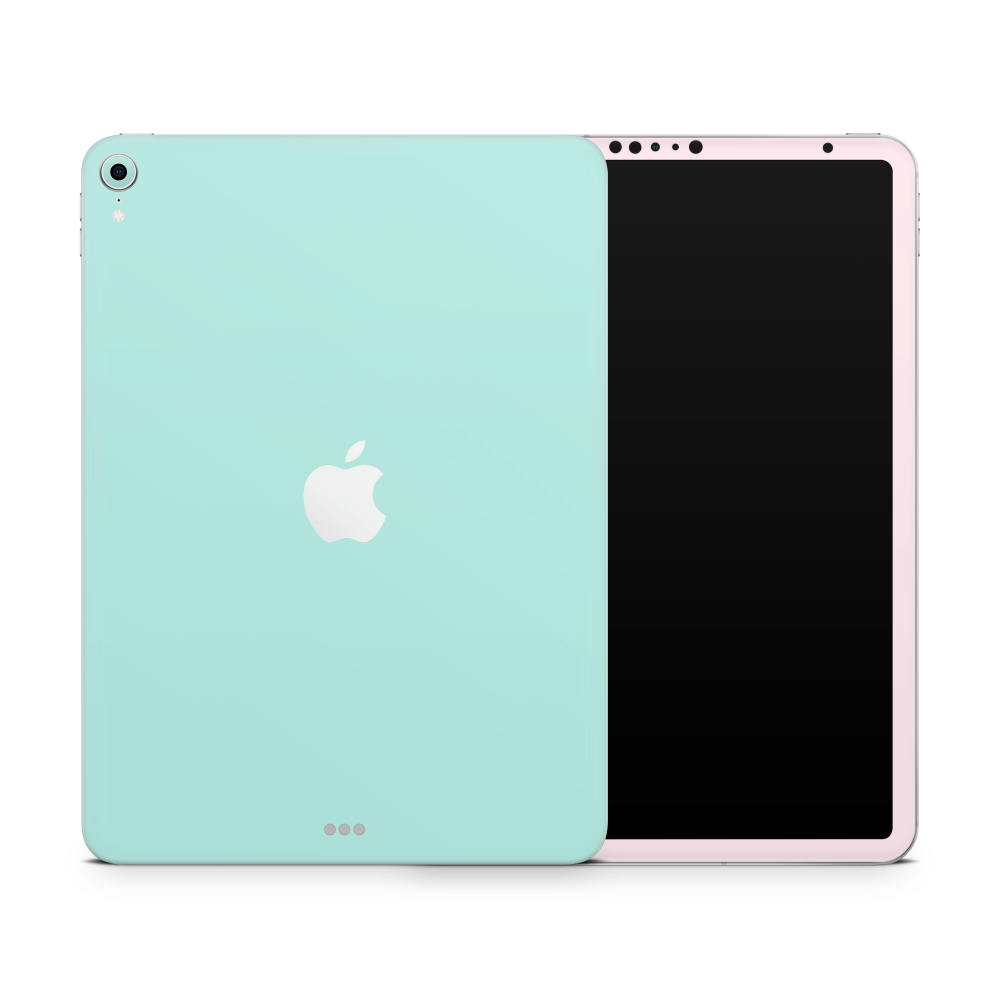 Pink Mint Retro Pastels Apple iPad Pro Skin