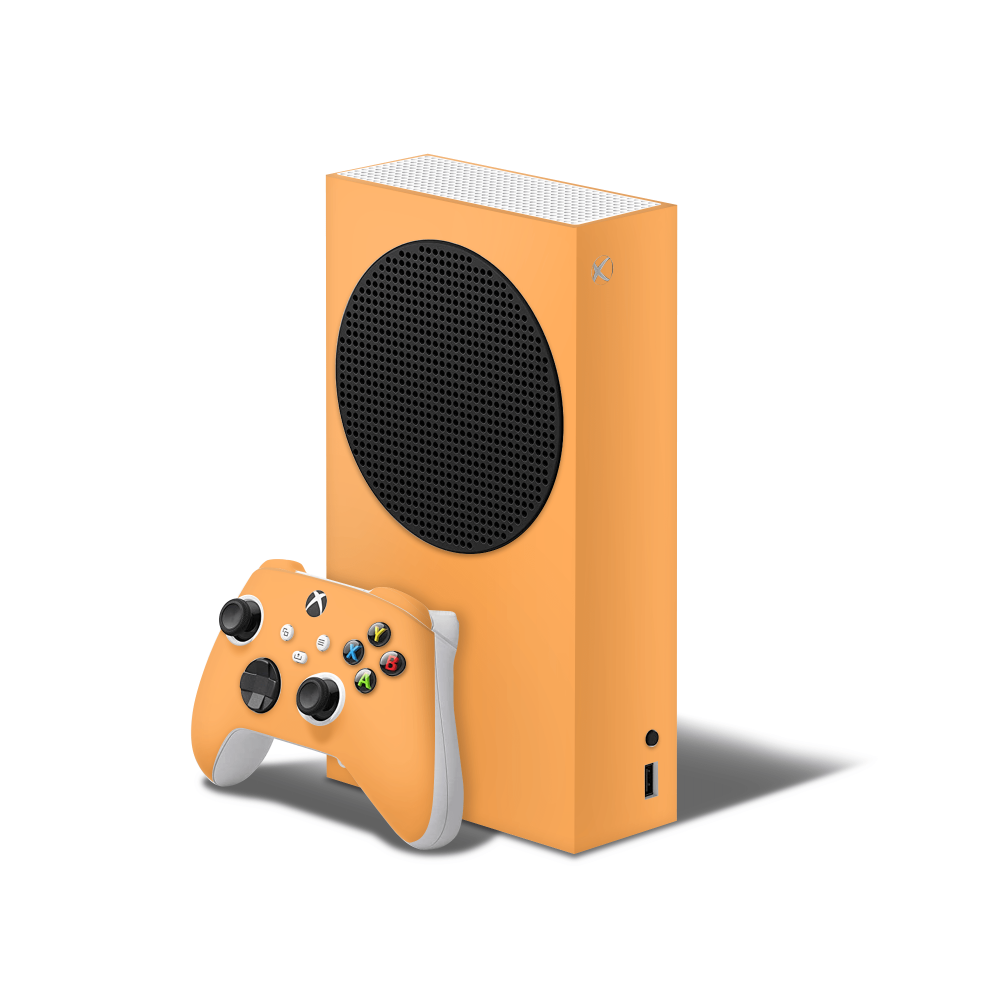 Retro Orange Xbox Series S Skin