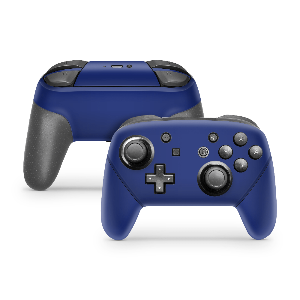 Royal Blue Nintendo Switch Pro Controller Skins