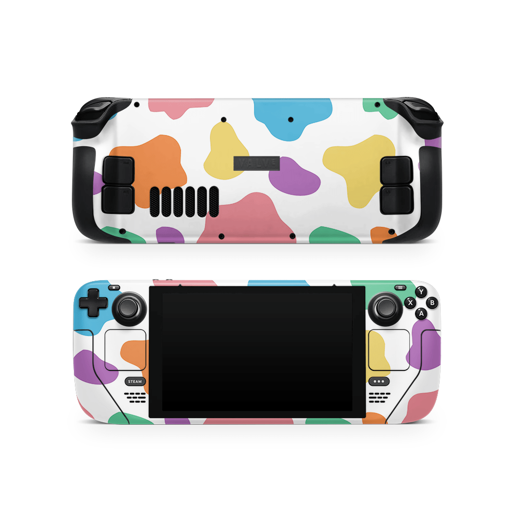 Rainbow Moo Moo Steam Deck LCD / OLED Skin