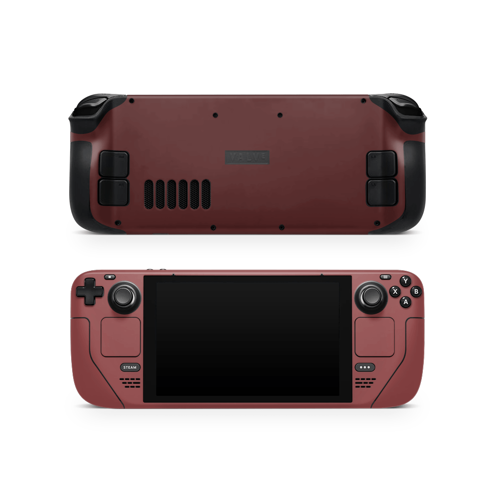 Velvet Maroon Steam Deck LCD / OLED Skin