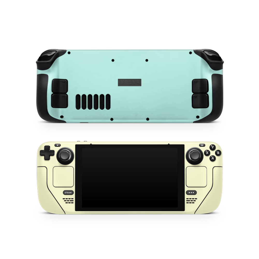 Yellow Mint Retro Pastels Steam Deck LCD / OLED Skin