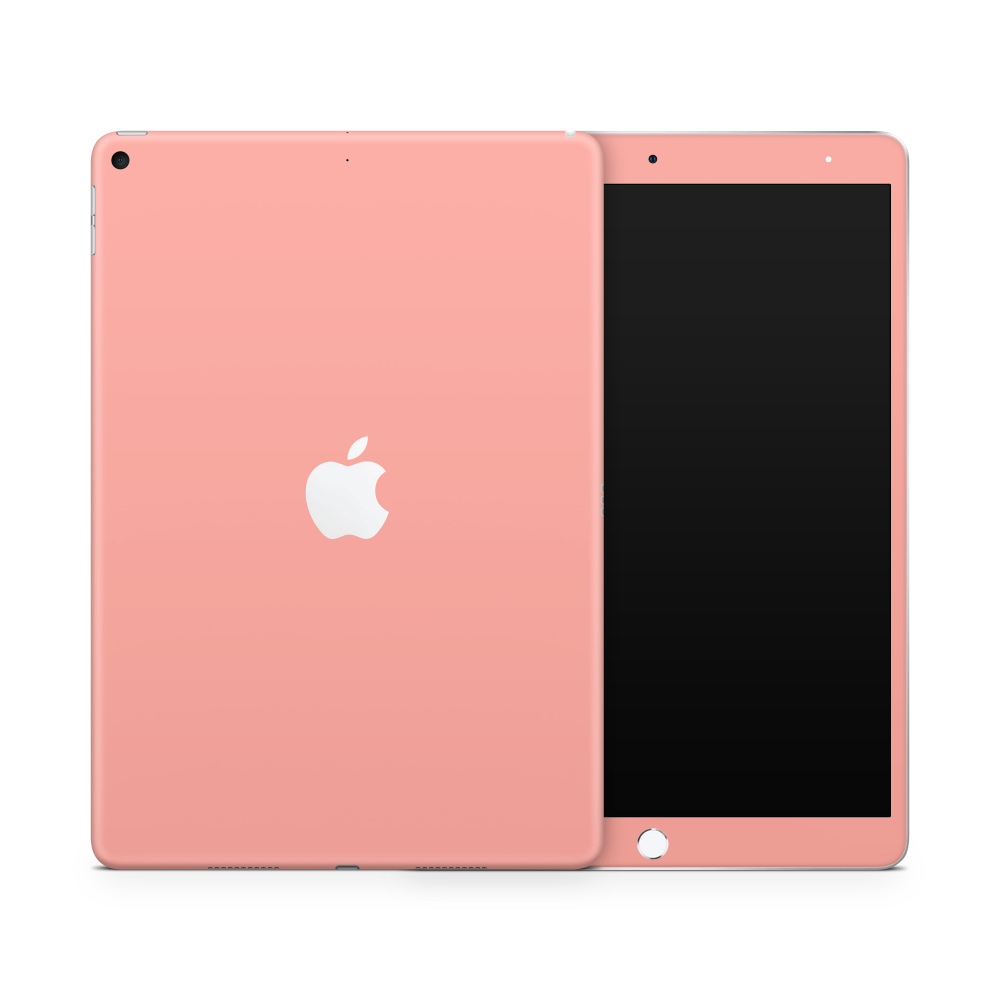 Summertime Coral Apple iPad Skin