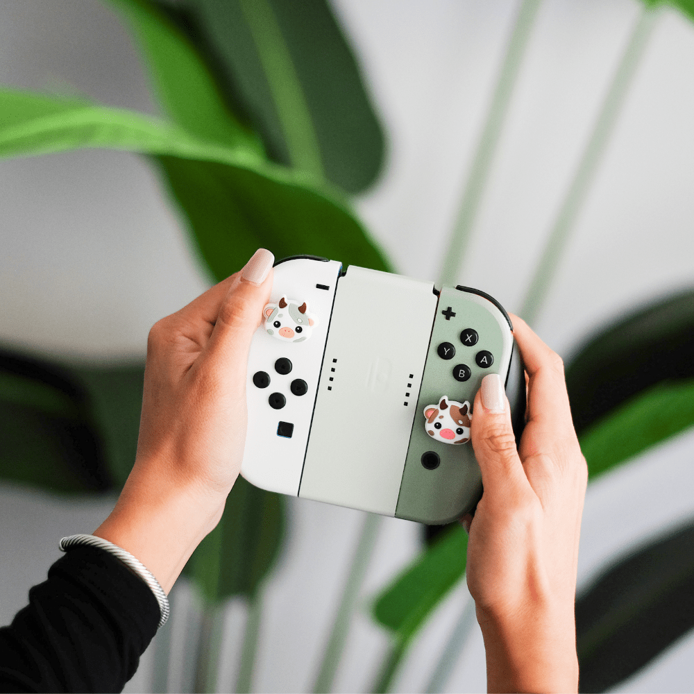 Matcha Latte Moo Moo Thumb Grips (3 Sizes Available)