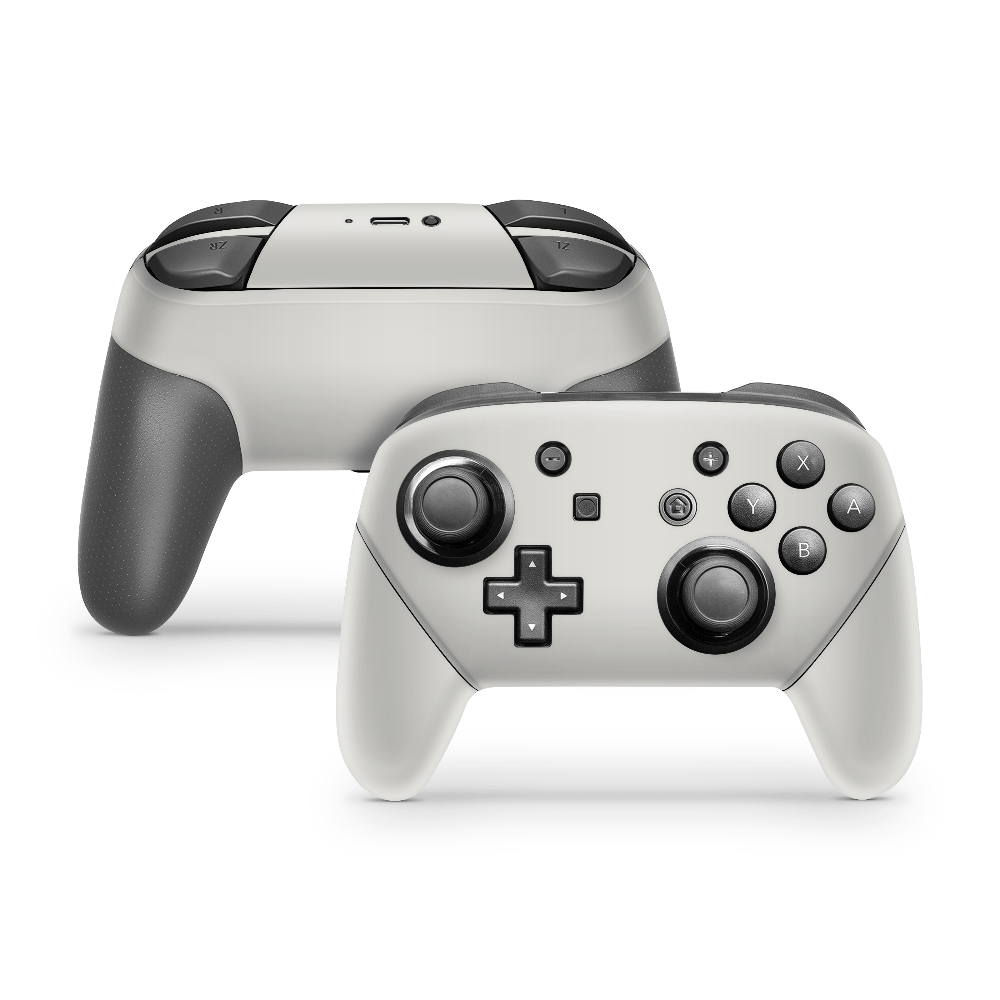 Warm Grey Nintendo Switch Pro Controller Skins