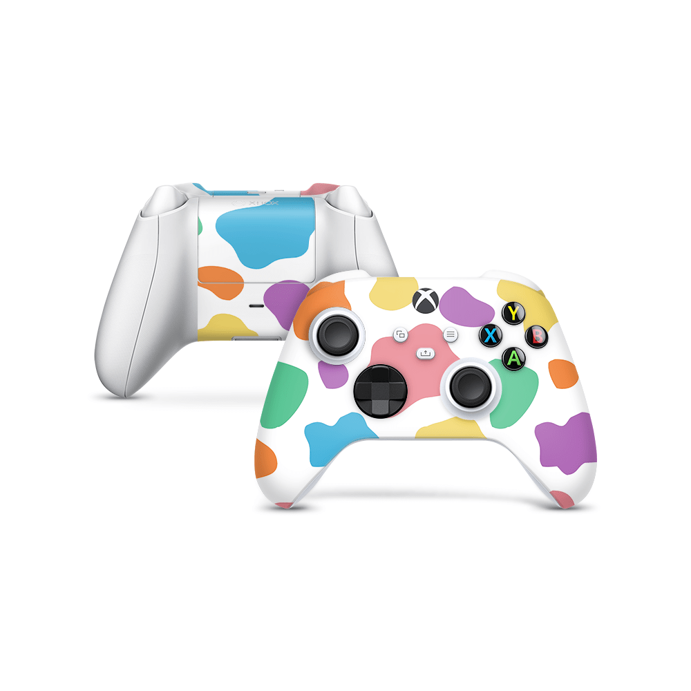 Rainbow Moo Moo Xbox Series Controller Skin
