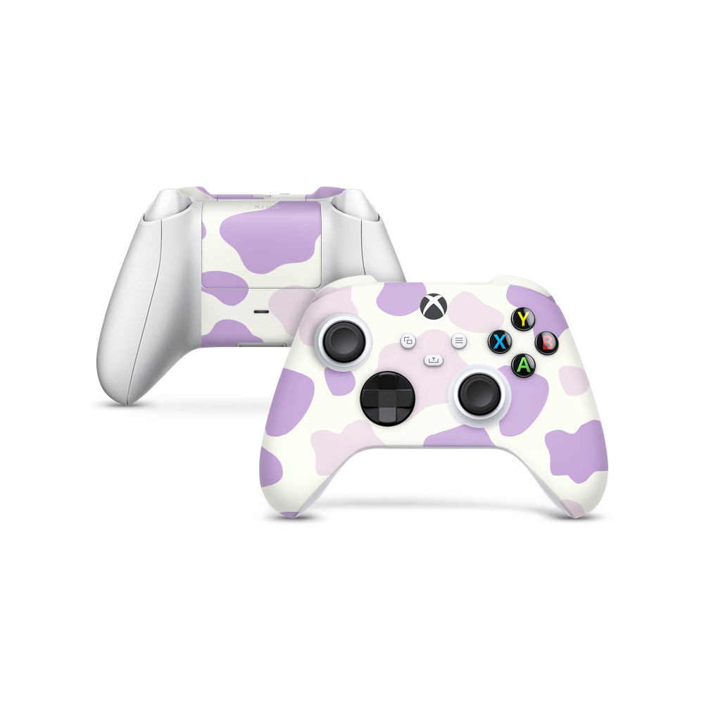 Lavender Moo Moo Xbox Series Controller Skin