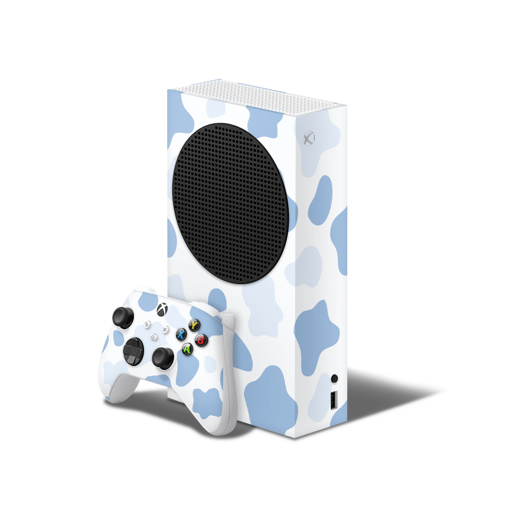 Blueberry Moo Moo Xbox Series S Skin