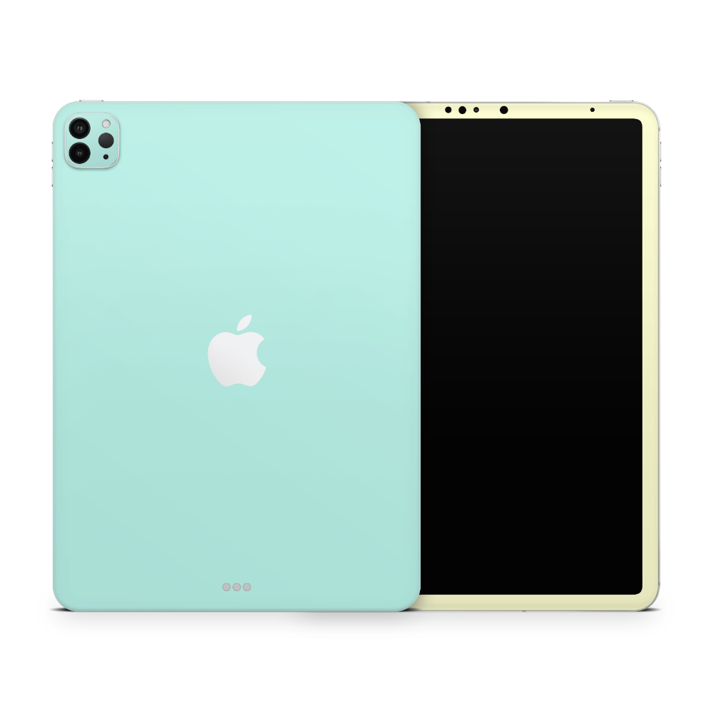Yellow Mint Retro Pastels Apple iPad Pro Skin