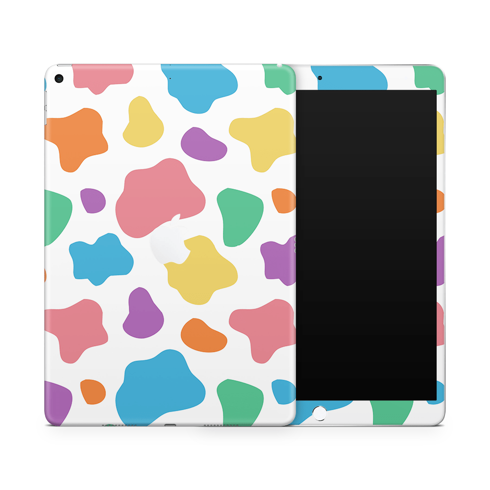 Rainbow Moo Moo Apple iPad Skin