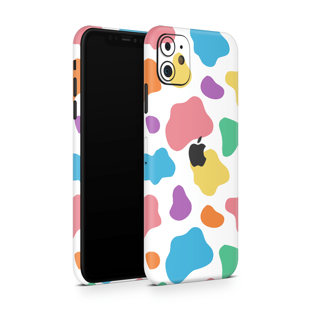 Rainbow Moo Moo Apple iPhone Skins