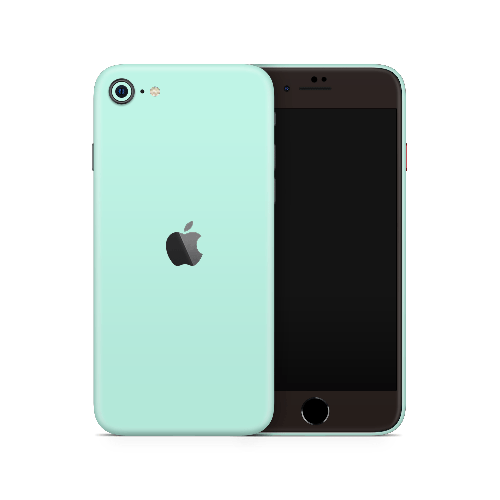 Pastel Mint Apple iPhone Skins
