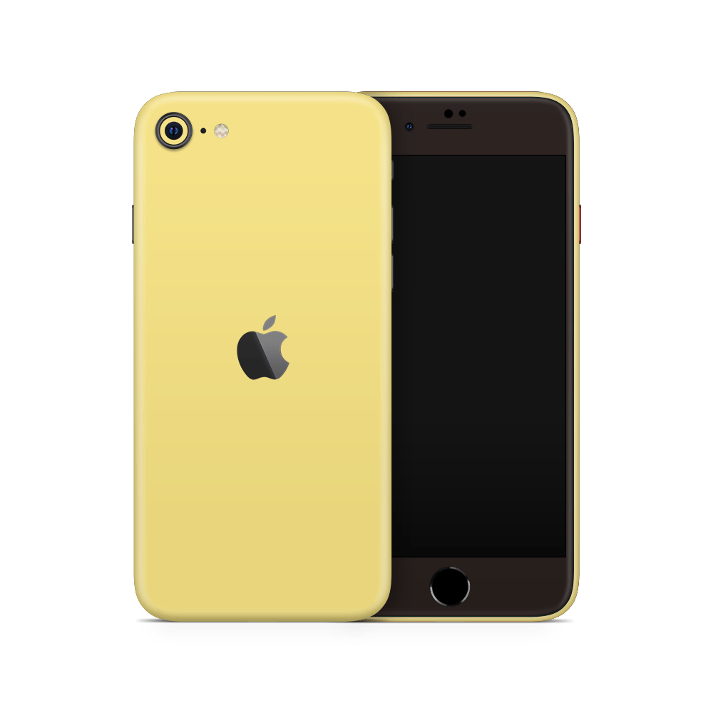 Mustard Yellow Apple iPhone Skins