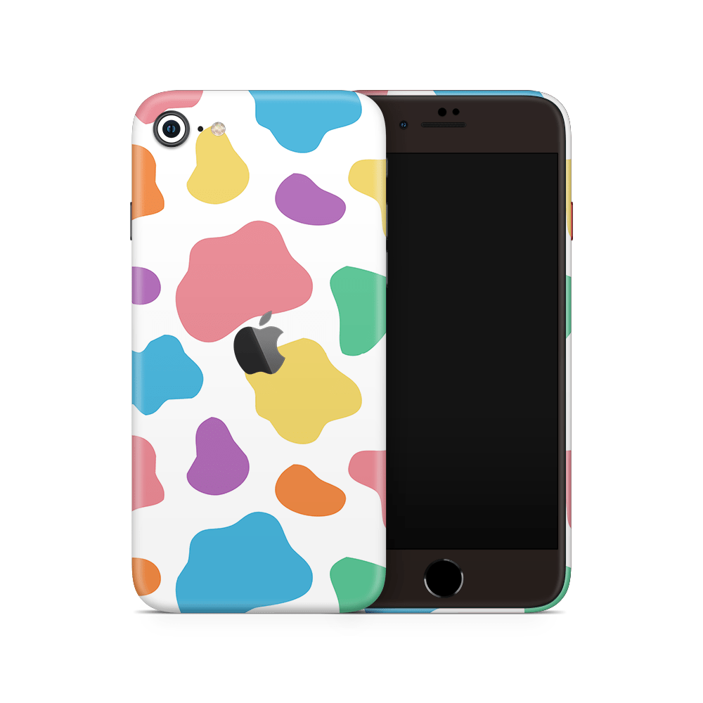 Rainbow Moo Moo Apple iPhone Skins