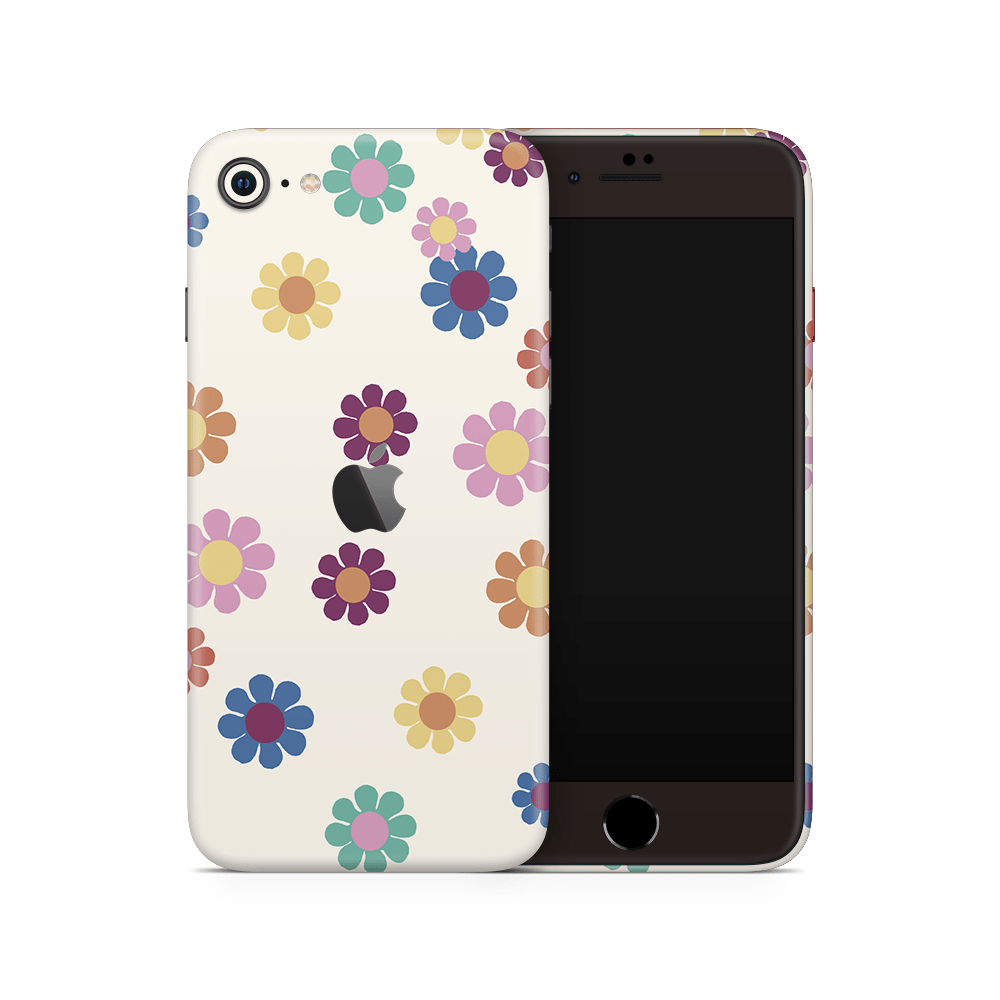 Rainbow Daisies Apple iPhone Skins