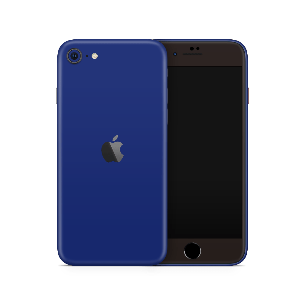 Royal Blue Apple iPhone Skins