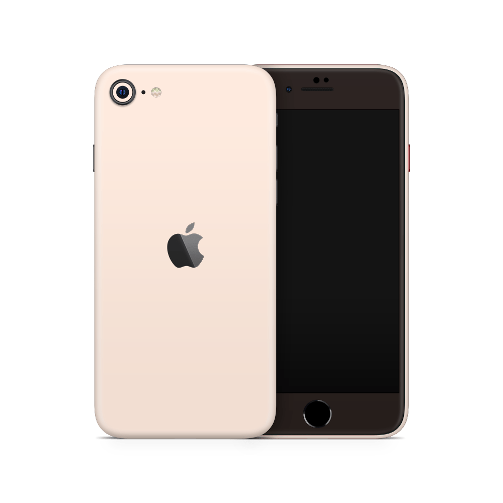 Light Creme Apple iPhone Skins