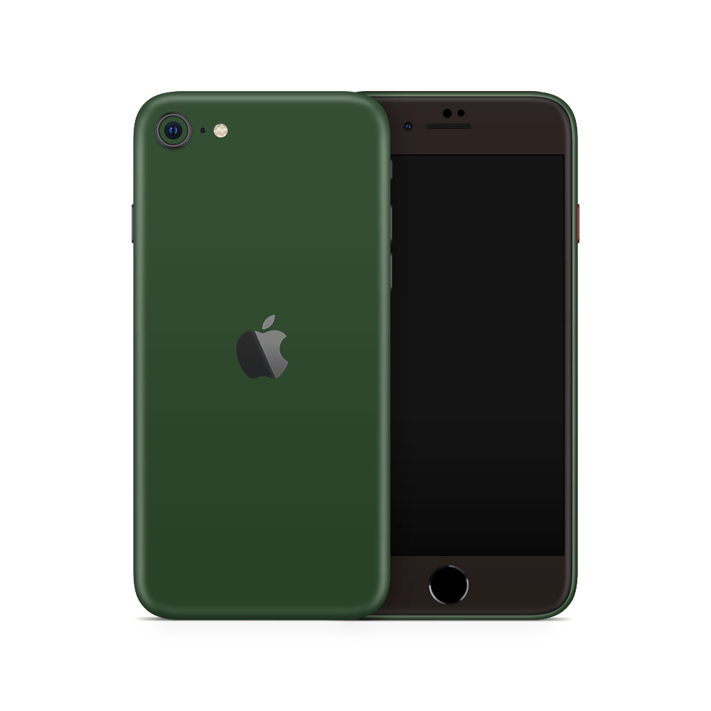 Forest Green Apple iPhone Skins