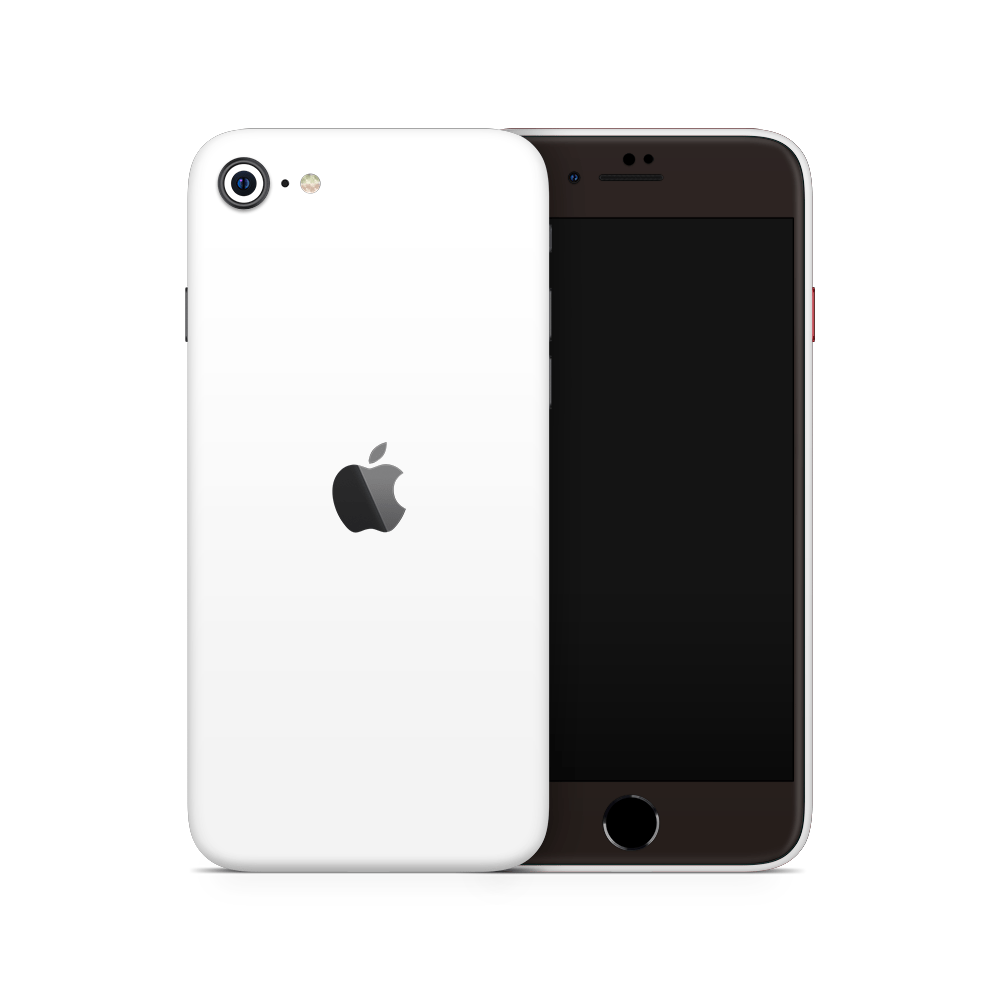Crisp White Apple iPhone Skins