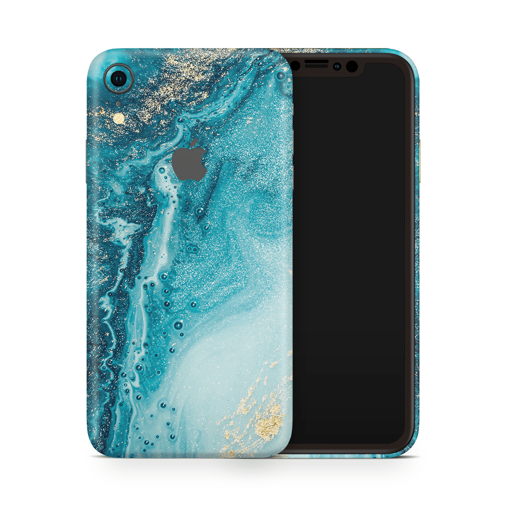 Aqua Beach Apple iPhone Skins