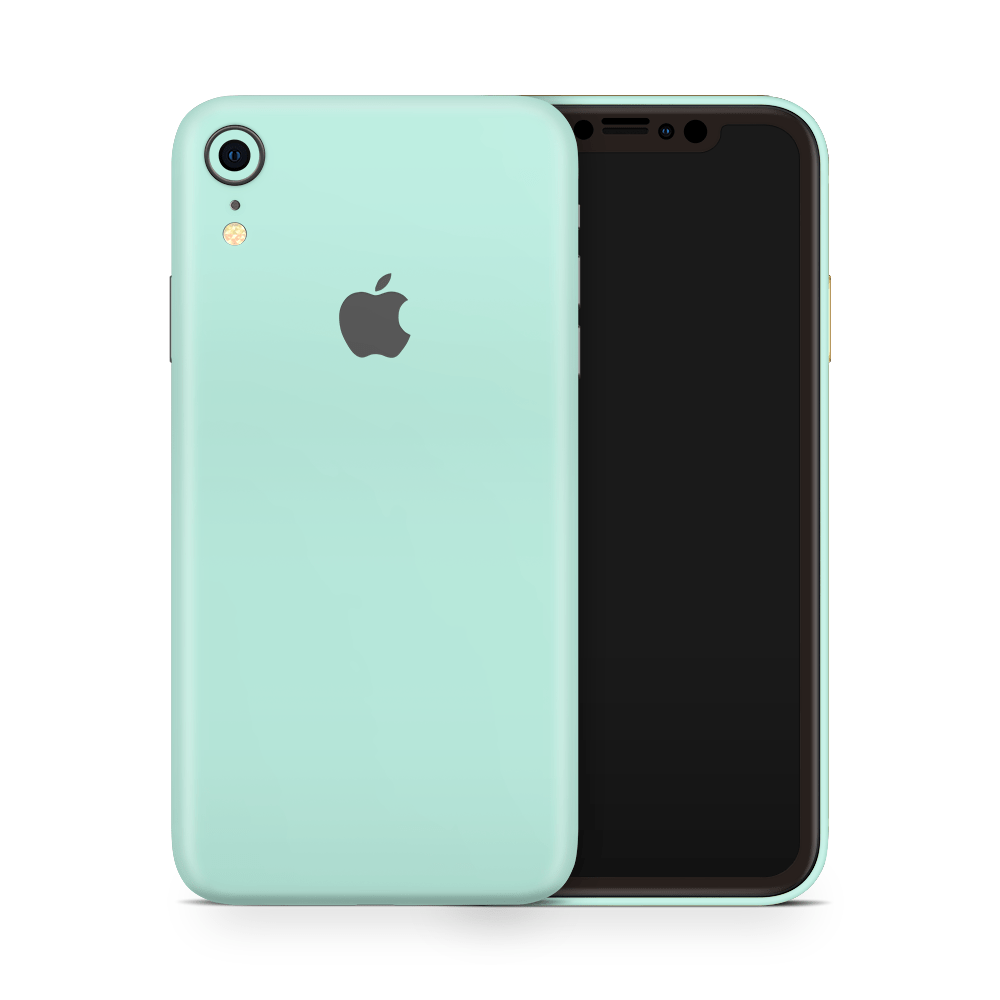 Pastel Mint Apple iPhone Skins