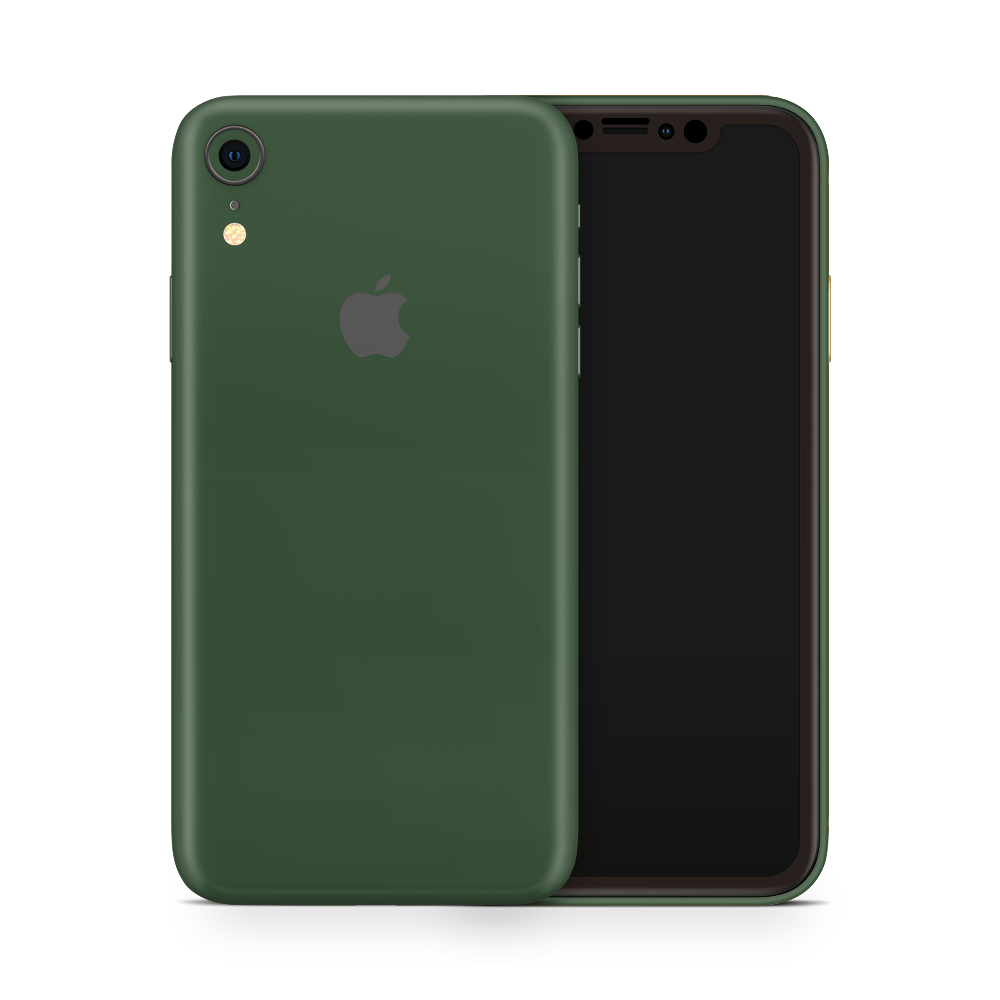 Forest Green Apple iPhone Skins